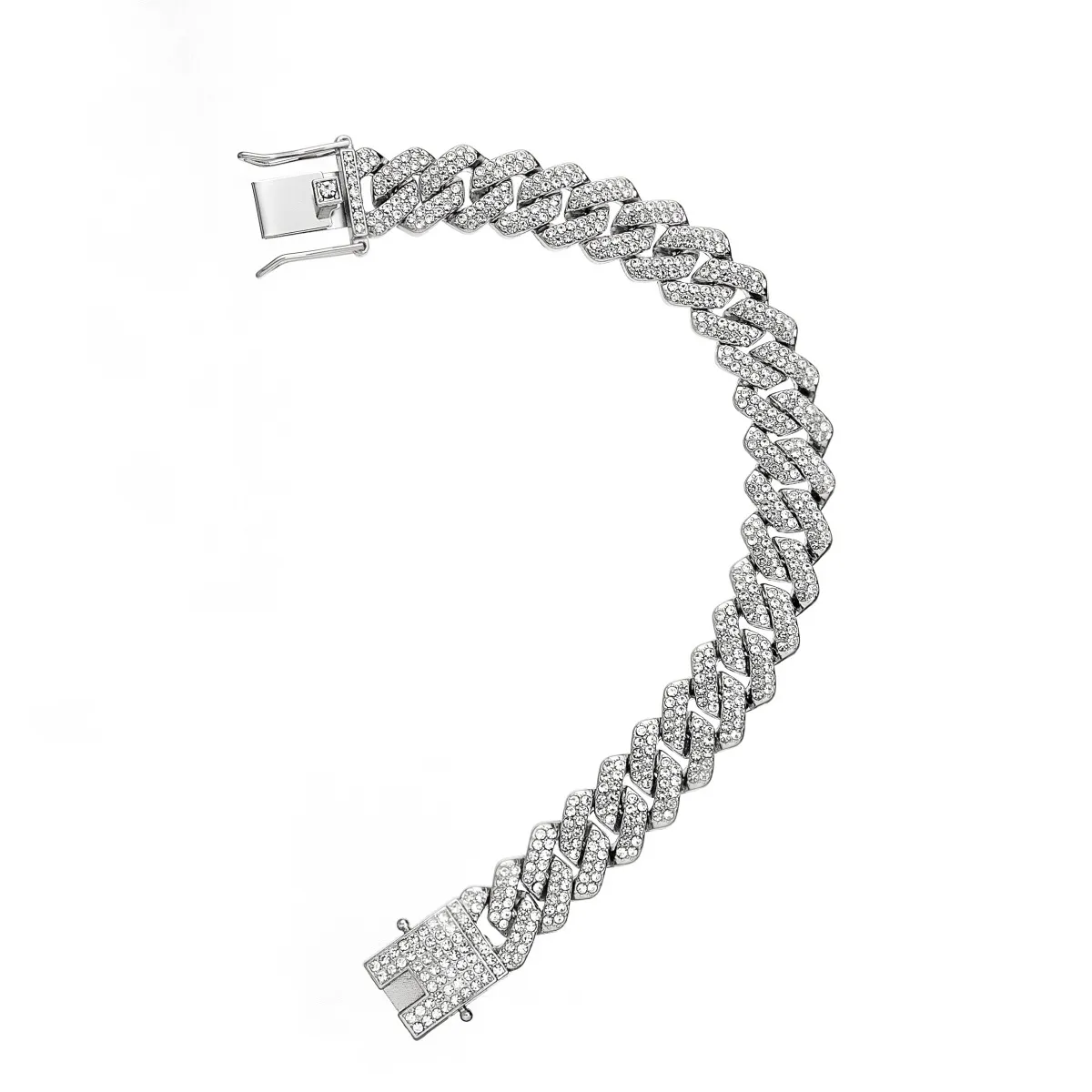 Hip Hop Style Cool Jewelry Accessories Stainless Steel 6mm To 12mm Cuban Link Chain Bracelet For Man Boys_voghion.com