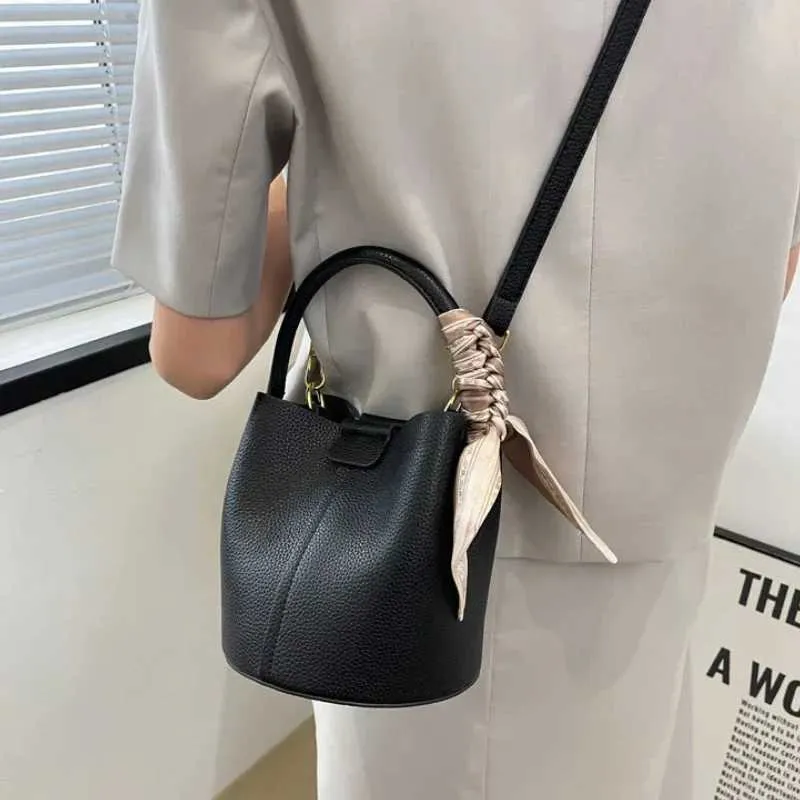 Axelremsväska för moderiktig handhållen hinkväska för kvinnor, designerväskor, handväskor och väskor, bolsos de mujerC241212_voghion.com