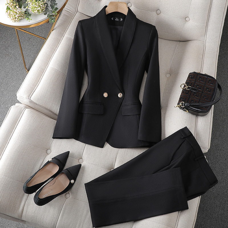 Vêtements pour femmes Costume orange petit costume de déesse de tempérament professionnel haut de gamme tenue de soirée