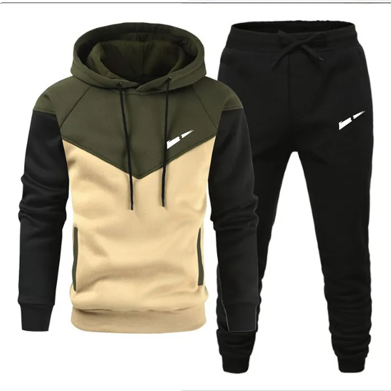 Męskie dresy zestaw spodni projektant tech polarowe bluzy z kapturem streetwear bluzy sportowe wielokolorowy sweter damski_voghion.com