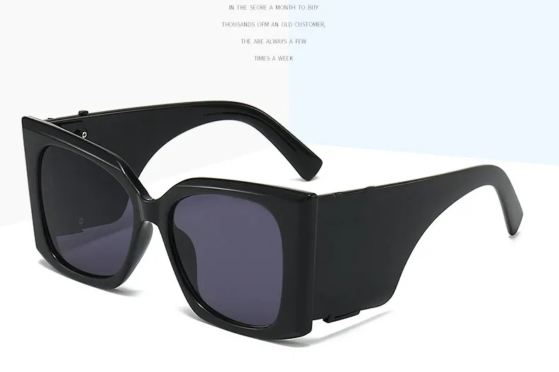 Occhiali da sole oversized cat eye uomo donna quadrati sfumati_voghion.com