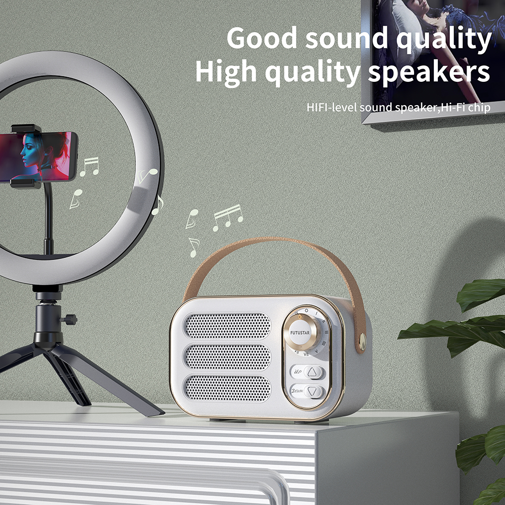Mini Retro Classical Bass Bluetooth Speaker Portable Wireless Subwoofer Sound Bar Column Stereo Surround AUX TF Music Player_voghion.com