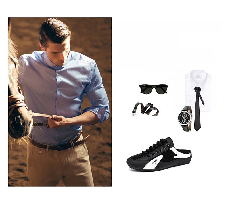 Desodorante para hombre Baotou Drag Primavera 2024, nuevo atuendo, pantuflas sin cordones y para conducir, zapatos casuales sin tacón_voghion.com