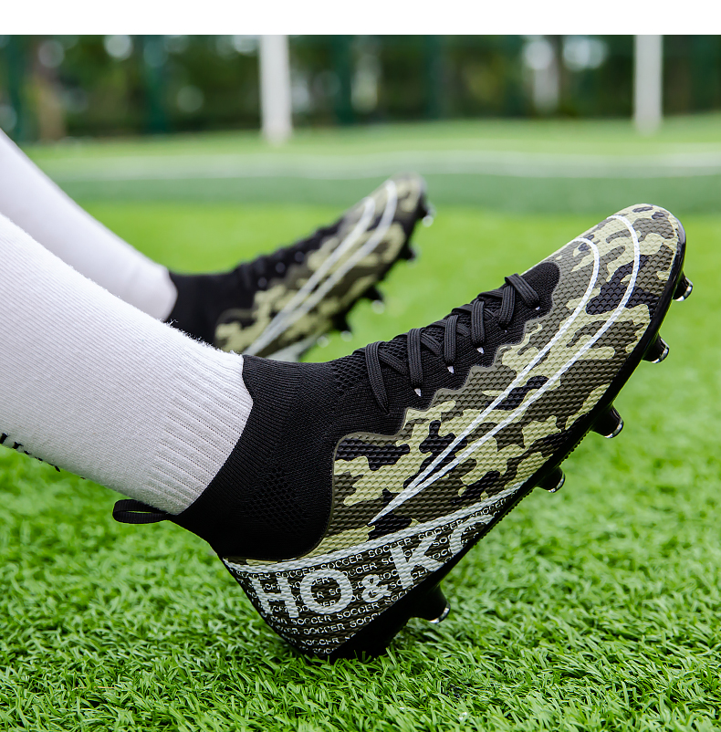 Scarpe da calcio per esterni da uomo nuove Scarpe da allenamento Scarpe da ginnastica ultraleggere con tacchetti da calcio Drop Shipping Light_voghion.com