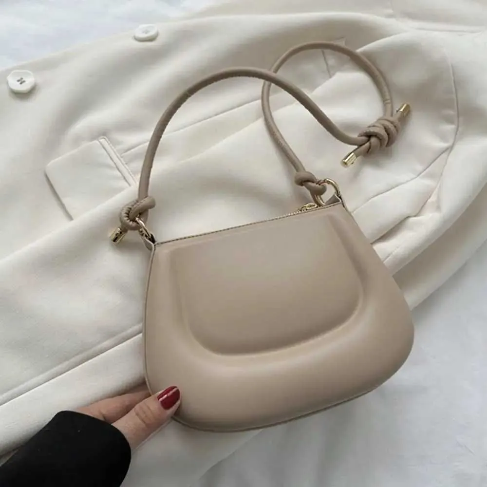 Designer Tasche Mode einfarbig unterwäsche frauen PU leder schulter tasche Y241115_voghion.com