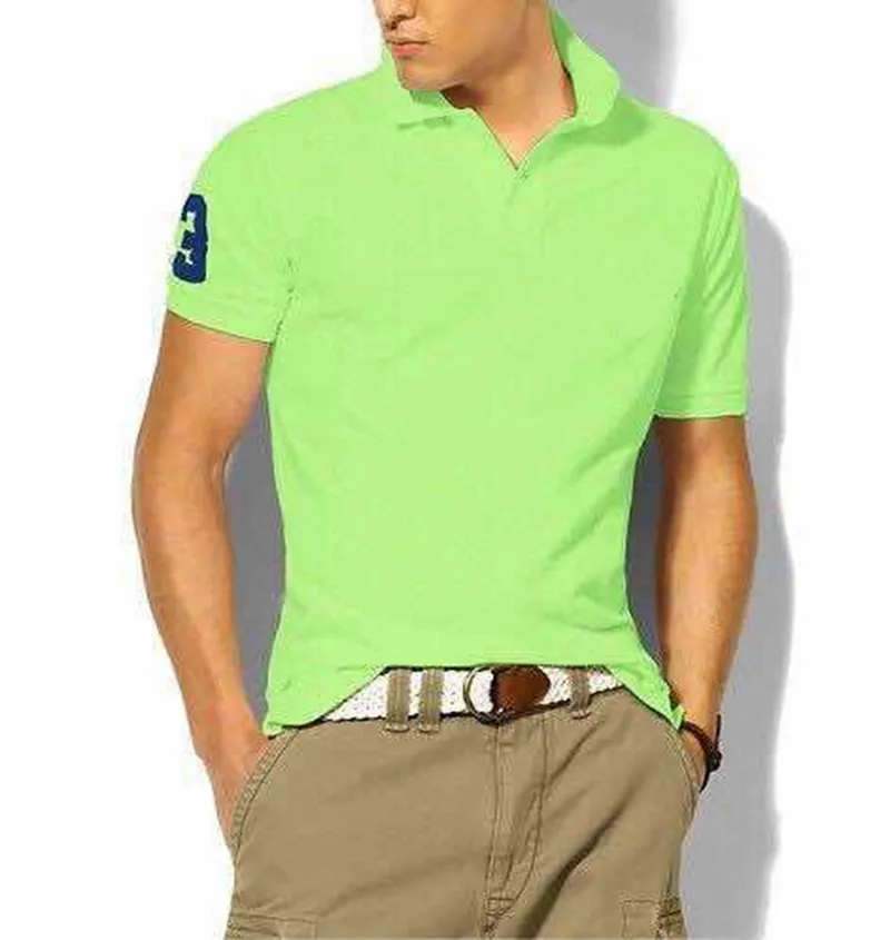 Hombre Big Pony brand High Quality Polo Top Men Short Sleeve Casual Embroidery Homme male polo shirt Mascuo lapel tee_voghion.com