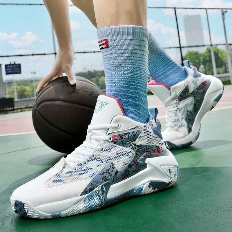 Atmungsaktiv mesh traktion basketball med anti-slip, støddæmpende, slid-beständig og atmungsaktiv turnschuhe,_voghion.com