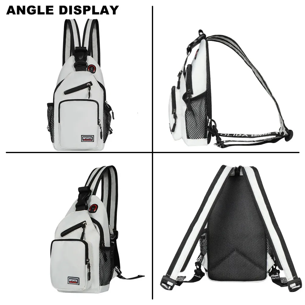 Polarshe Zaino da donna multifunzionale con spallaccio e foro per auricolari, borsa da lavoro per uomo, mini zaino da viaggio sportivo_voghion.com