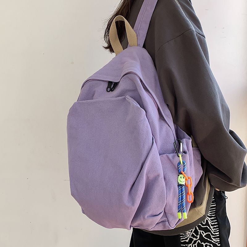 Zaino da scuola per studenti universitari, stile coreano, con colori alla moda, per donne e appuntamenti_voghion.com