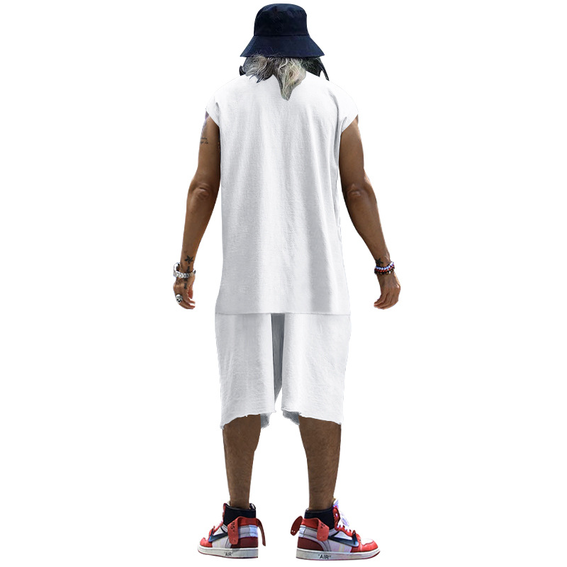 Herren Casual Set Mit T-shirt Und Shorts Sport Freizeit Anzug_voghion.com