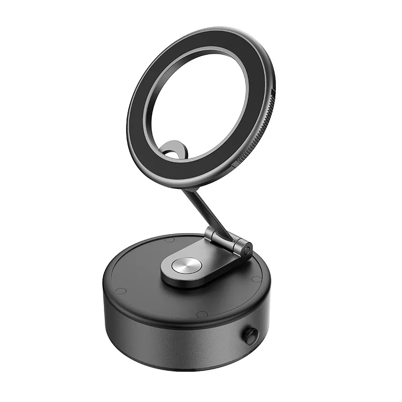Electric Suction Cup Mobile Phone Car Holder Portable Desktop Holder For IPhone Samsung Xiaomi Magnetic Vacuum Phone Holder_voghion.com