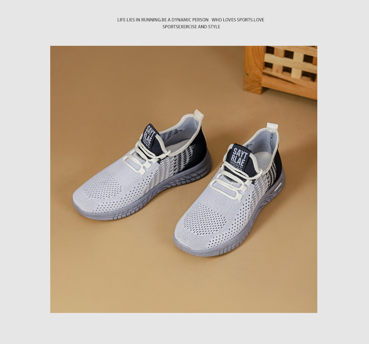 Shoes 2024 summer new breathable lace up men's lightweight sports shoes for men_voghion.com