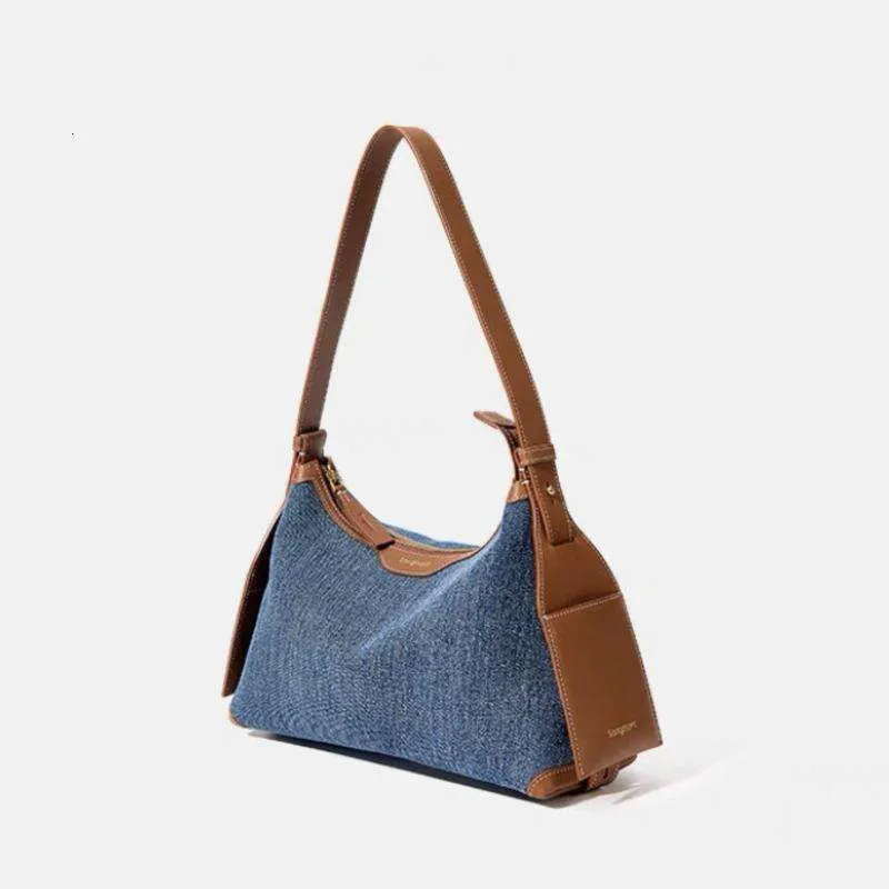 New Blue Jeans Small Underarm Women's Shoulder Niche Designer Color Matching Handbag Women Trend Crossbody Bag_voghion.com