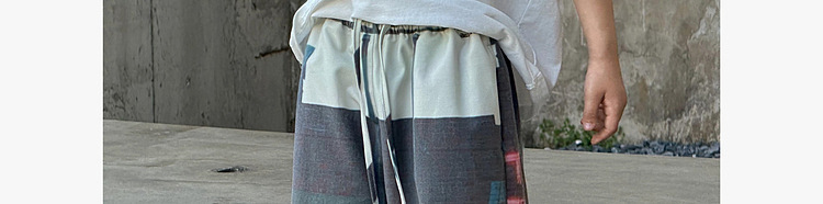 Mother&Kids Pojkar casual drapera byxor Neontryck design löst sittande trend CuHK barn byxor trend_voghion.com