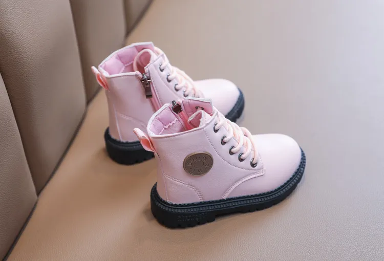 Kids Fashion Casual Toddler Boys Girls Autumn Winter Leather Littlesprouts Boots Children Running Sport Snow Shoes Sizes_voghion.com