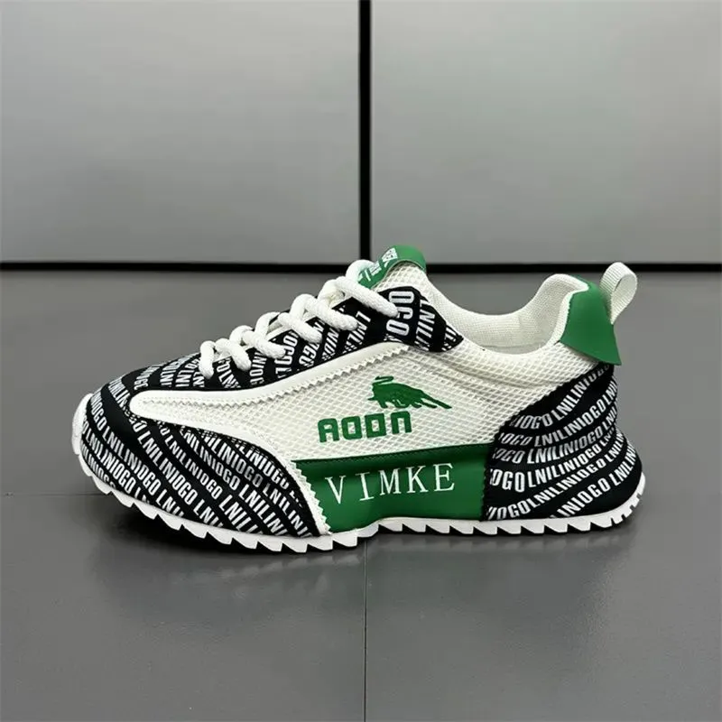 Men Handsome Good-looking Sneakers New Mesh Breathable Athleisure Versatile Shoes Red Free Shipping_voghion.com