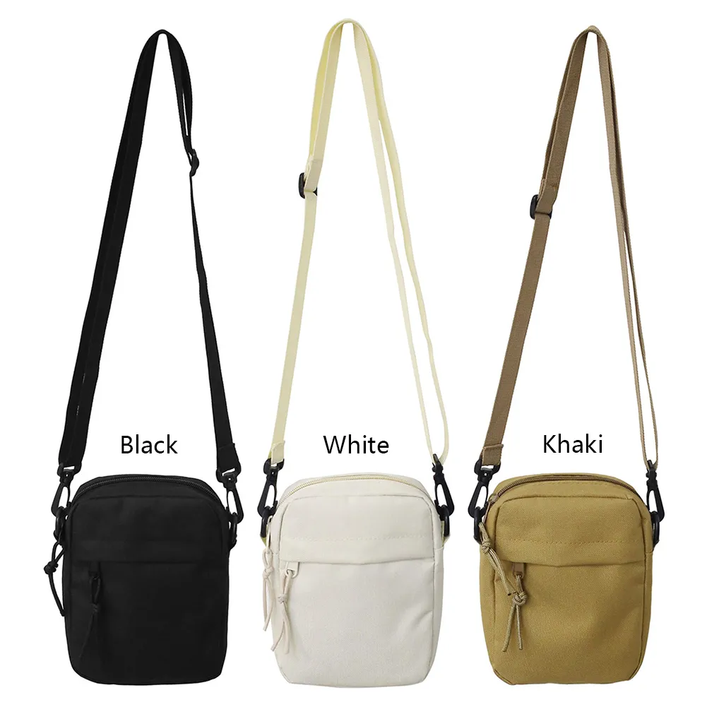 Ladies Fashion Square Sling Handbags Portable Elegant Solid Color Adjustable Strap Simple For Weekend Vacation_voghion.com