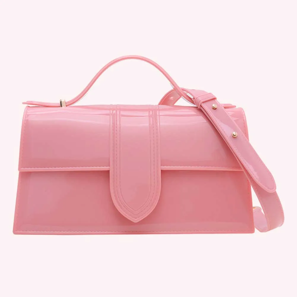 Borsa a tracolla casual da donna, con tracolla regolabile, in pelle verniciata, grande capacità, piccola, estiva, da spiaggia_voghion.com