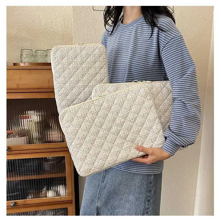 Borsa a traliccio per laptop, tablet, modello di stampa, 3 pollici, 5 pollici, custodia morbida per notebook, libro, Air_voghion.com