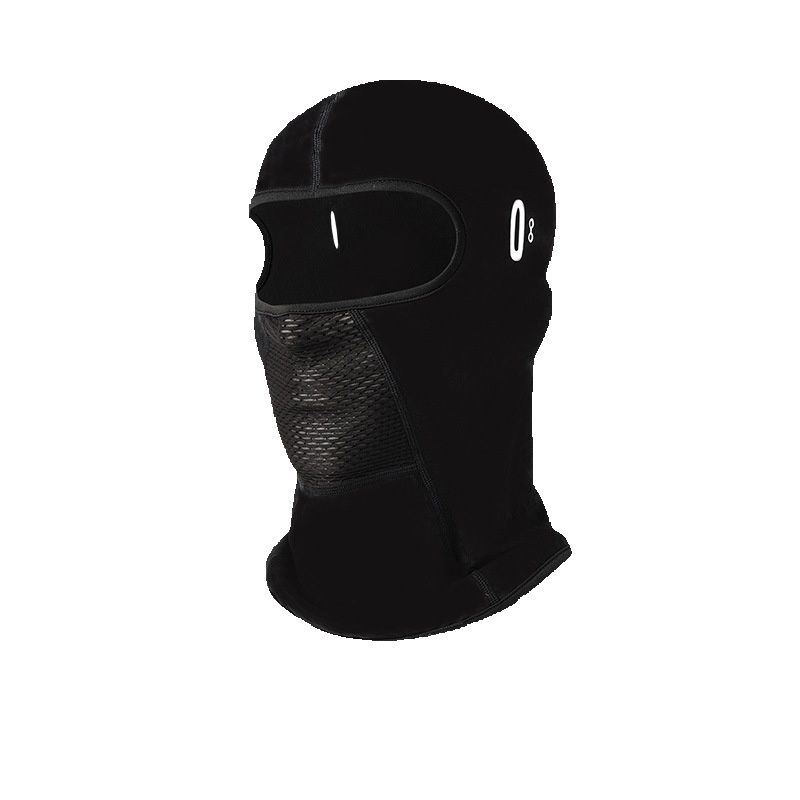 Ice Silk Black Summer Mask voor heren Outdoor motorrijuitrusting Nekbescherming, winddichte zonnebrandcrème Hoofd_voghion.com