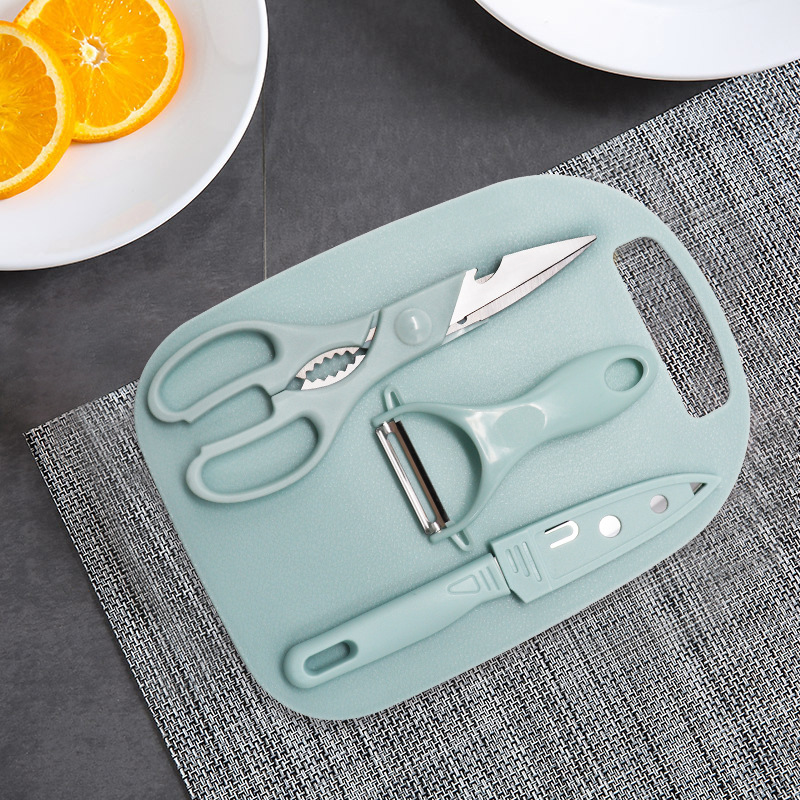 Cutlery With Scissors Knife Peeler Fruit For Kitchen Stock Cutting Board_voghion.com