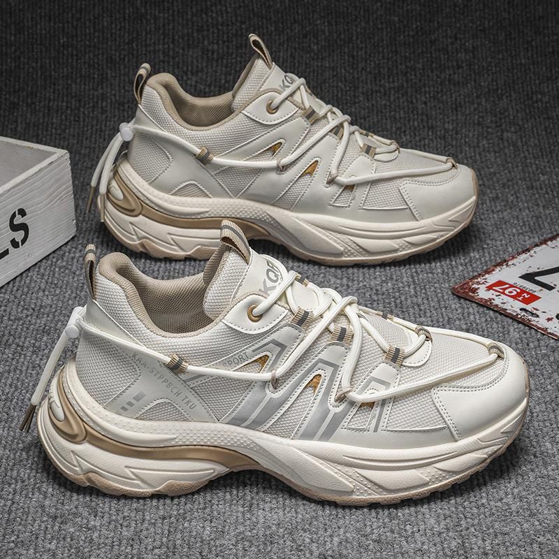 Zapatillas de deporte de malla para caminar para hombre, zapatos casuales de moda_voghion.com