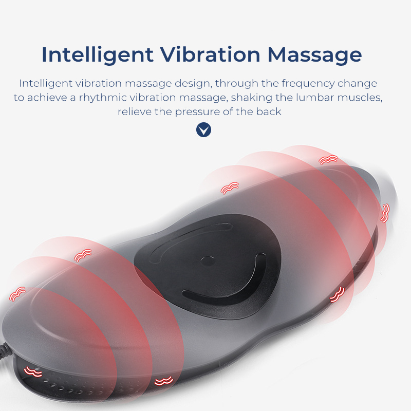 Elektriline veojõuga vöömasseerija Täispuhutav selja asendi korrigeerija kuumad kompressid valuvaigisti nimmepiirkonna lülisamba kandur_voghion.com