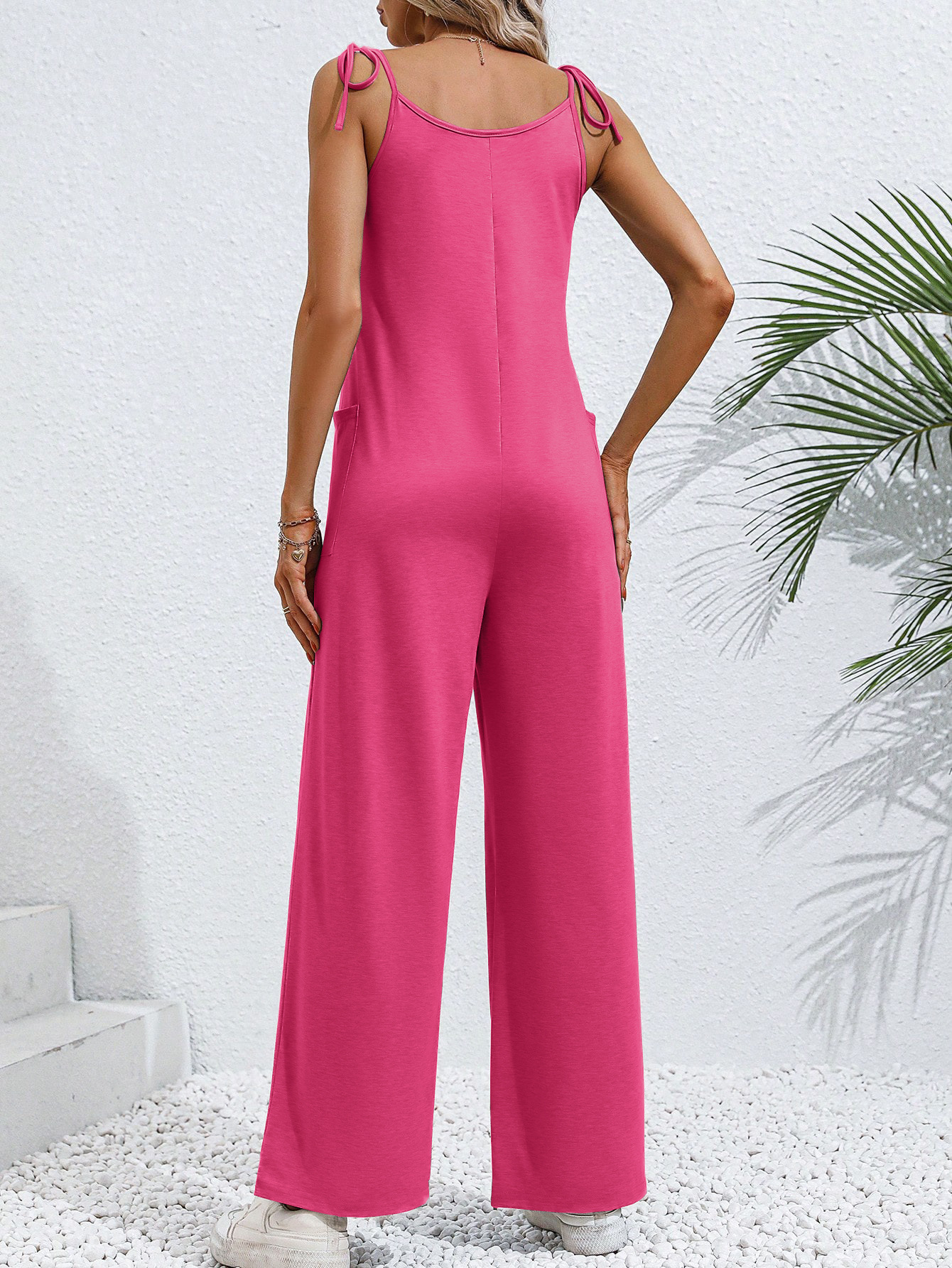 women's sleeveless suspender jumpsuit_voghion.com