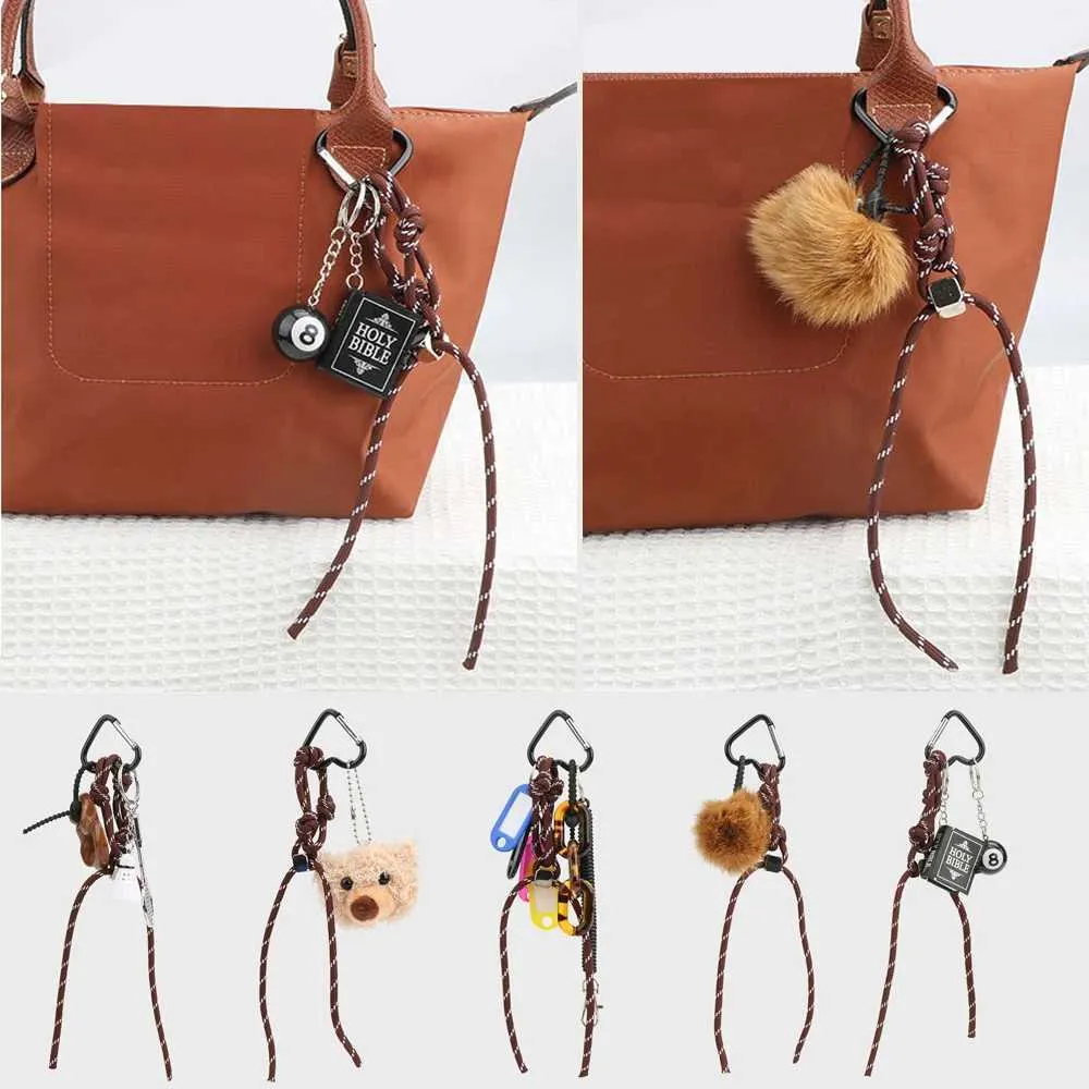 Moda renkli çekicilik yeni tasarım dokuma kemer dekorasyon çok amaçlı halat moda çanta anahtarlık Y241121_voghion.com