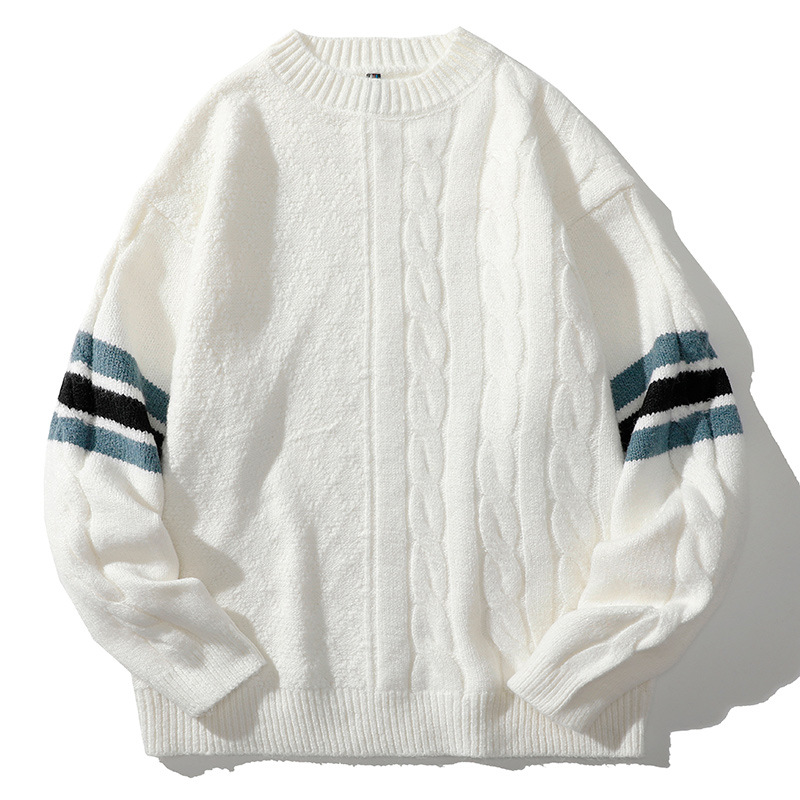 Sweater autumn and winter Instagram men's knitted Korean version couple's trendy brand casual sweater_voghion.com