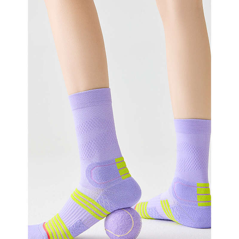 Badminton for kvinner om våren og høsten, mellomlang håndklebunn, svetteabsorberende luktbestandig, spesielle løpe- og badmintontrøyer for kvinner_voghion.com