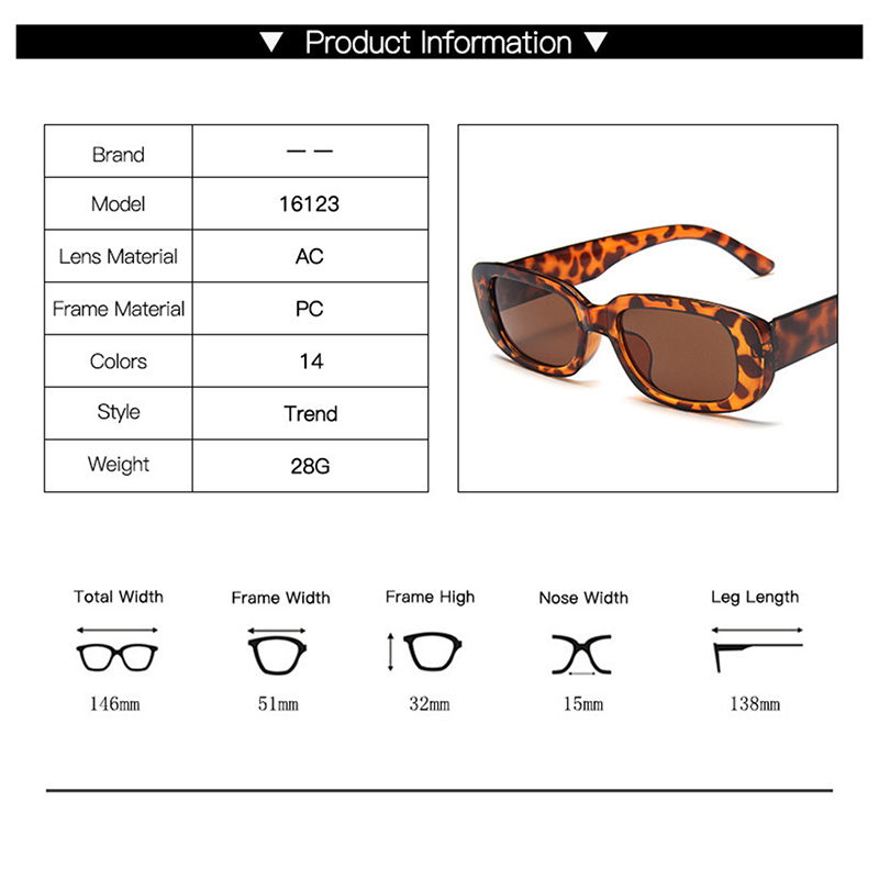 Fashion Square Sunglasses For Women Small Rectangular Sun Glasses_voghion.com