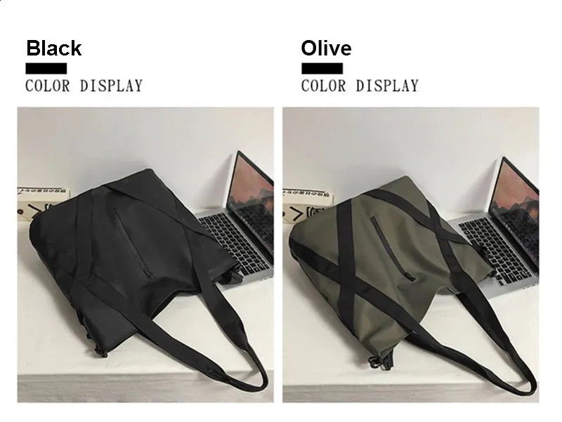 Wasserdichte Oxford Big Tote für Frauen Mode Einfache Große Paket Shopping Lady Handtasche Anti-reißen Freizeit Frau Schulter_voghion.com