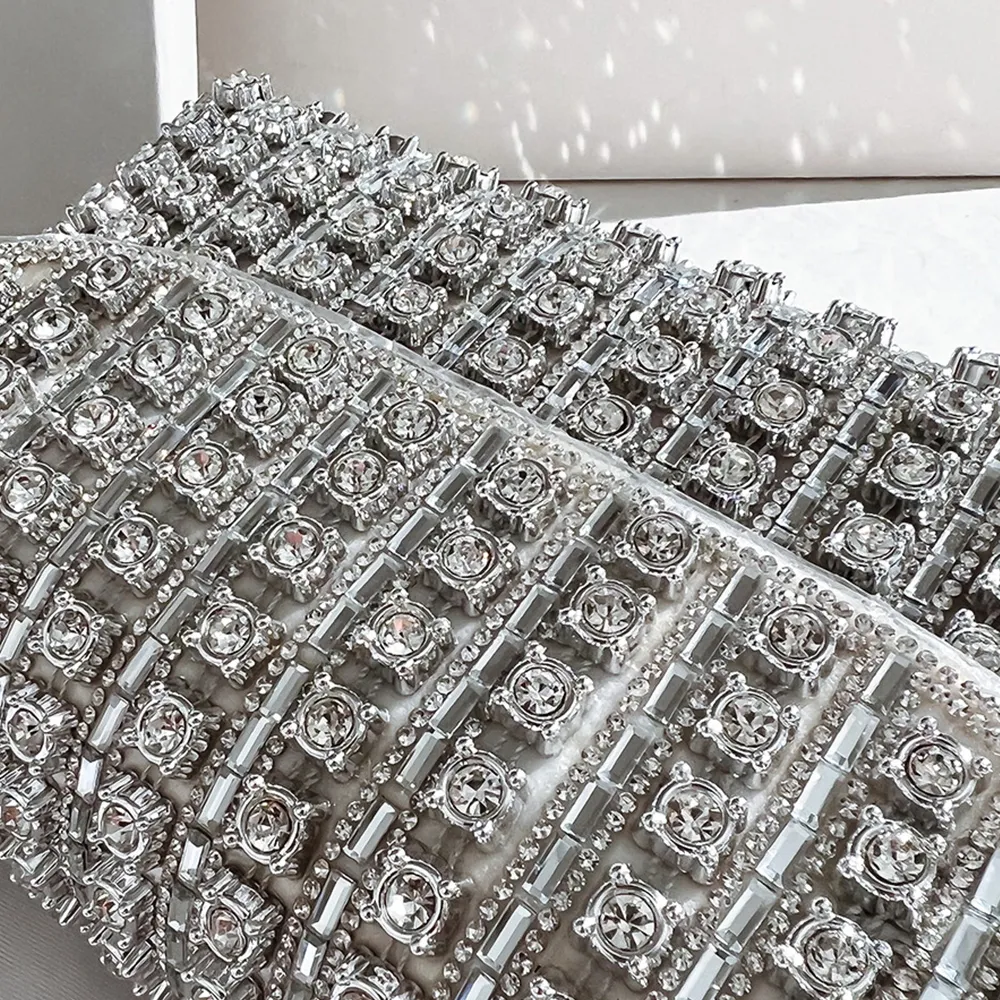 Bling Strass Dames Avondtassen En Handtassen Designer Schoudertas Glanzende Kristallen Clutch Portemonnee_voghion.com