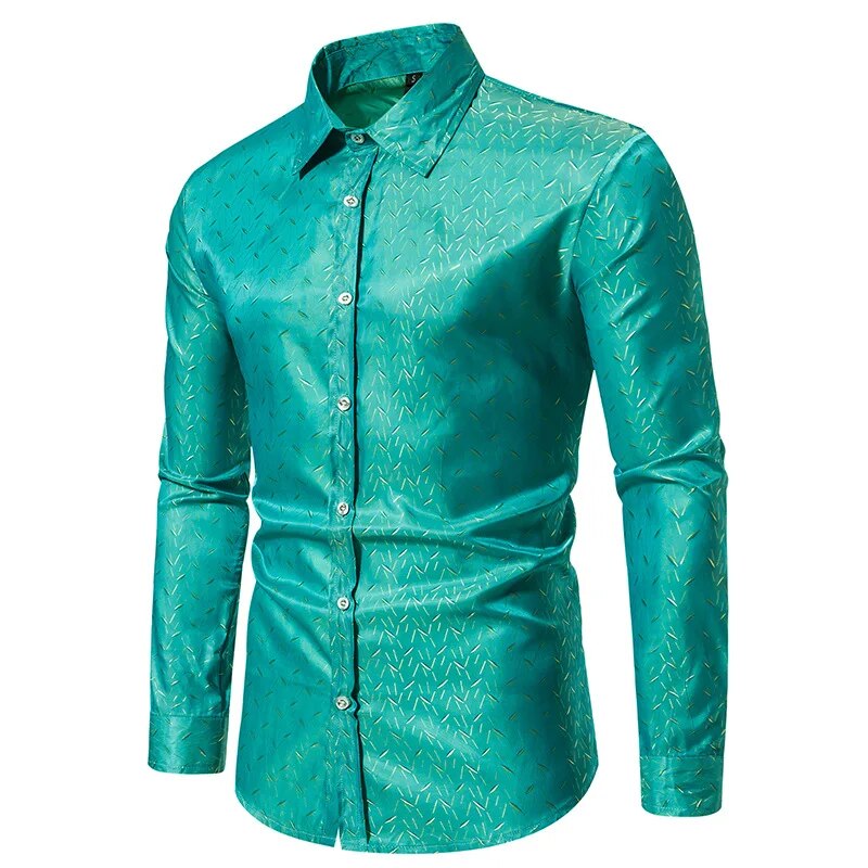 Neu Herren Langarm Button-Down-Hemden mit regulärer Passform, knitterfreies Freizeithemd mit Kragen_voghion.com