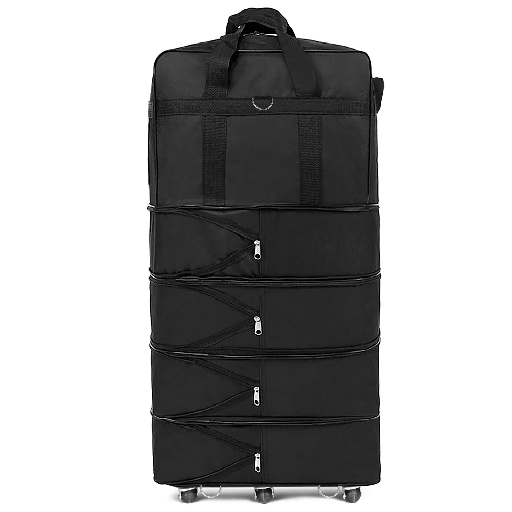 Expandable Suitcase Foldable High Quality Rolling For Travel Business Large Capacity Lage Storage Bag_voghion.com