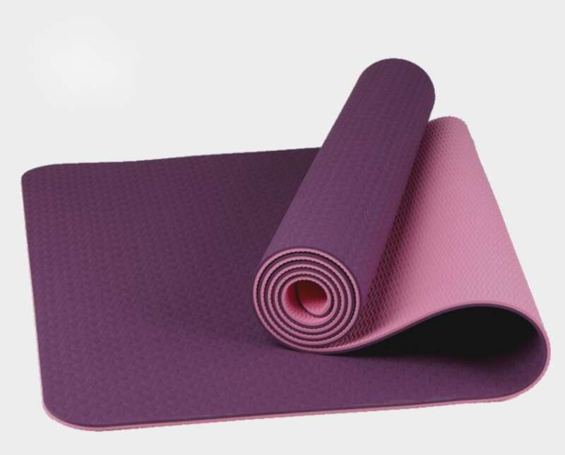 [Minor Defect] TPE Double-sided Anti Slip Odorless Thin 6mm Yoga Beginner Fitness Dance Mat_voghion.com