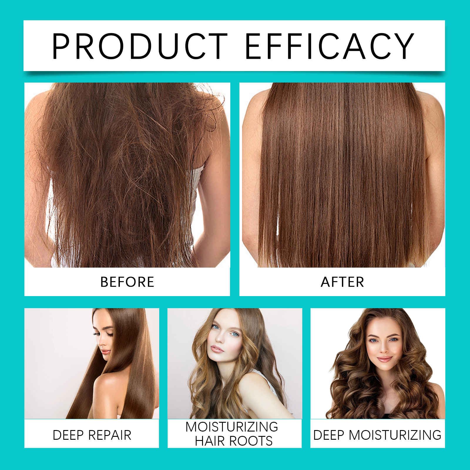 EELHOE Argan Oil Moisturizing Hair Care Set, Nourishing And Treating Dry Hair Smooth And Glossy Essence_voghion.com