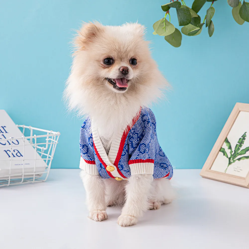 Koerakardigan pet corgi brändi riided soojad sügis- ja talvemoe koera kampsun_voghion.com