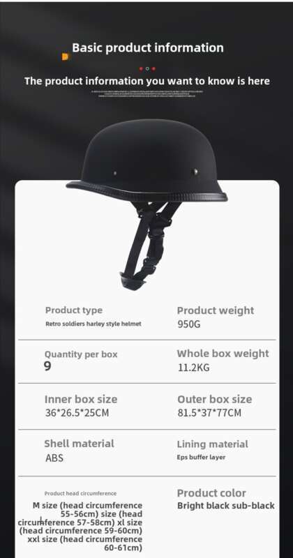 Small Lightweight Soldier Harold Motorcycle EPS Buffer Lining Travel Helmet_voghion.com