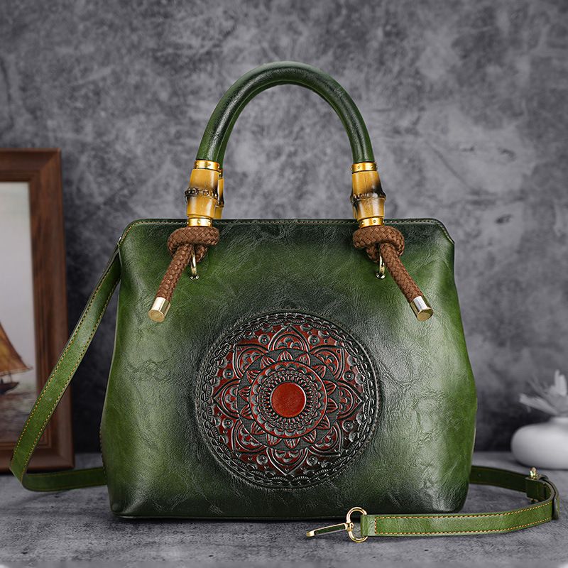 2024 Vintage Schulter Umhängetaschen Spleißen litche geprägte Handtasche für Damen Geschenk Geldbörse PU Leder_voghion.com