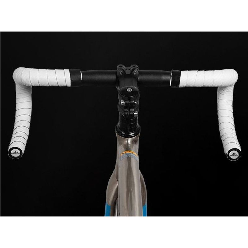 Guidão de estrada, tiras brancas coloridas de bicicleta, PU EVA resistente ao desgaste, equipamento de pilotagem antiderrapante_voghion.com
