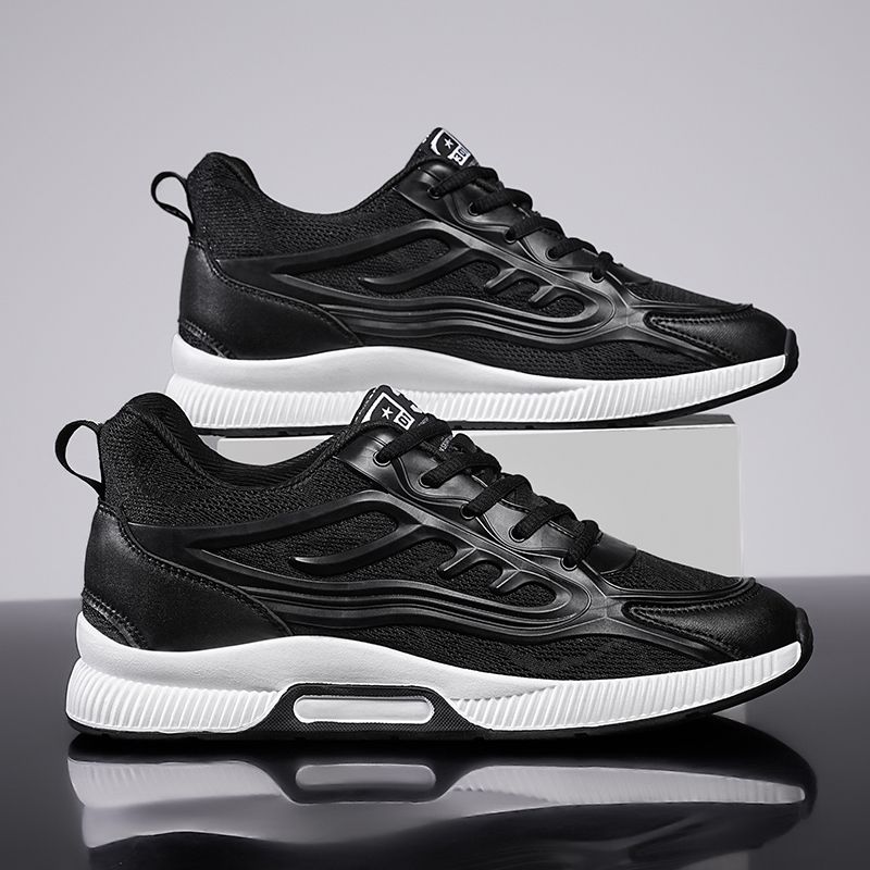 Onzichtbare interne casual heren helling hak hoogte toename grote maat kleine witte schoenen_voghion.com