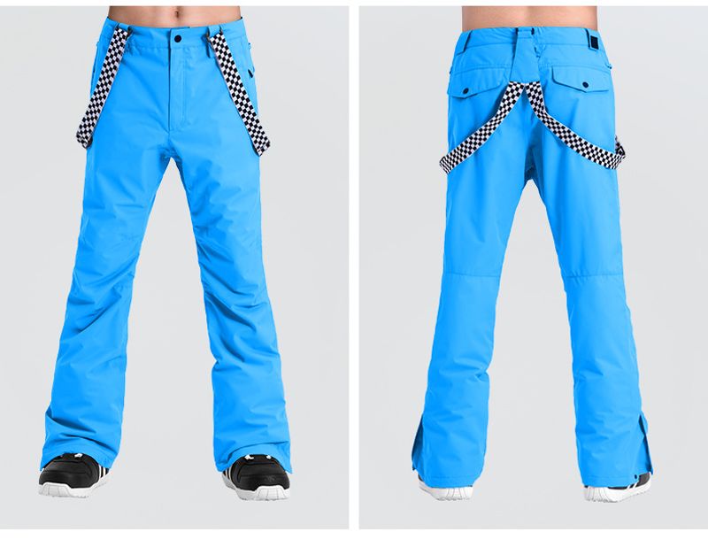 Ski Men's overalls windproof waterproof thick warm adult single and double board sports outdoor ski pants_voghion.com