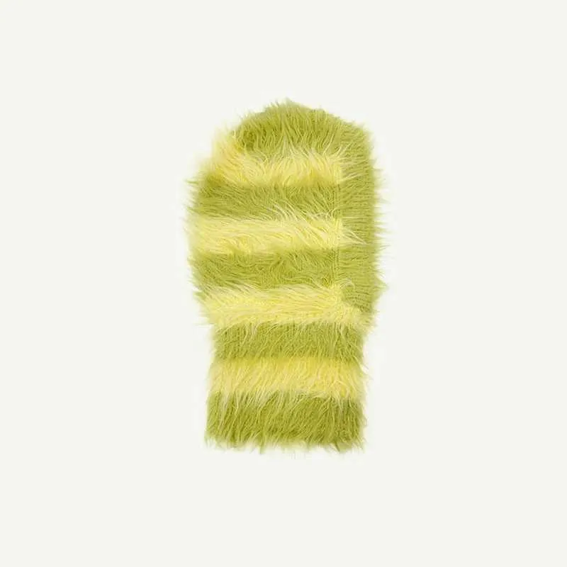 Sciarpe invernali unisex in pelliccia di visone da donna con collo e sciarpa per il viso, cappello, bavaglino, passamontagna, teschi, uomo con cappuccio H241010_voghion.com