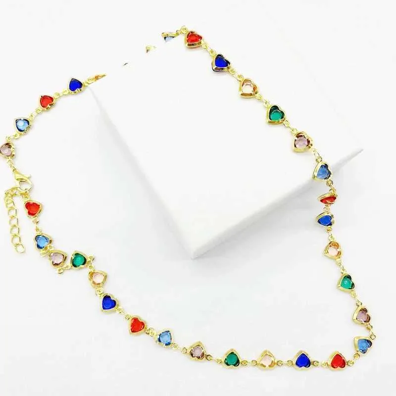 Bracciale tennis in zircone da donna classico retro cuore_voghion.com