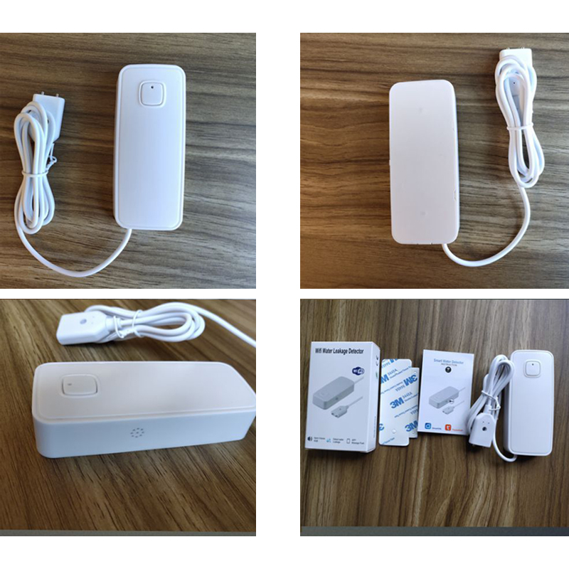 Tuya Wasserleckalarm Hausalarm WIFI Wasserlecksensor Detektor Wasserleckschutzsystem Smart Life APP_voghion.com
