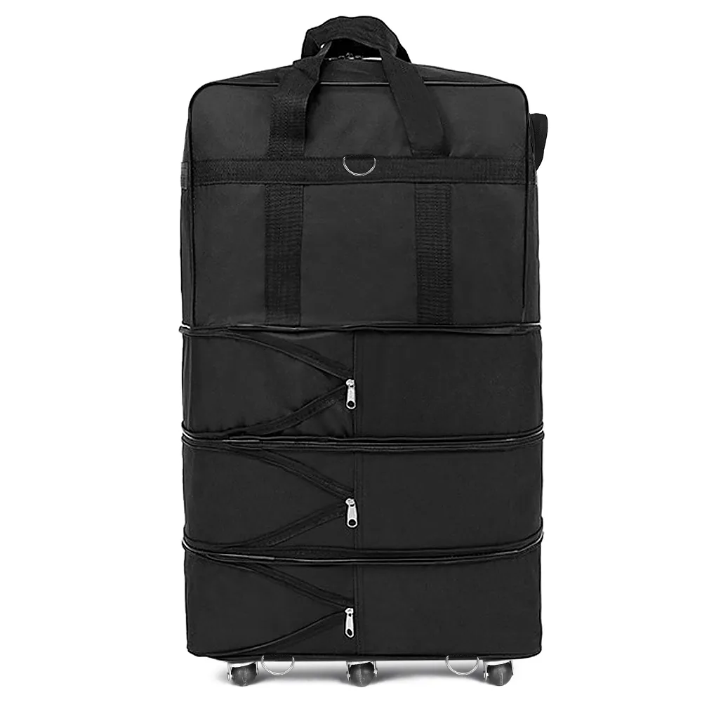 Expandable Suitcase Foldable High Quality Rolling For Travel Business Large Capacity Lage Storage Bag_voghion.com