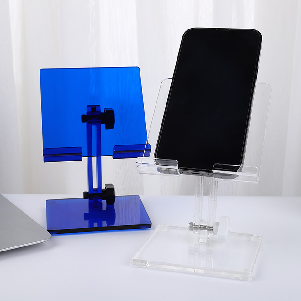 Acrylic Tablet Stand Desktop Adjustable Folding Holder for Mi Pad 4 Samsung iPad Pro Air Mini 12.9 11 10.2 10.9 Support_voghion.com