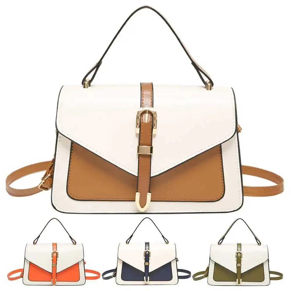 Sac à bandoulière carré en cuir PU pour femme avec bretelles réglables pour le travail et les voyages Y241116_voghion.com